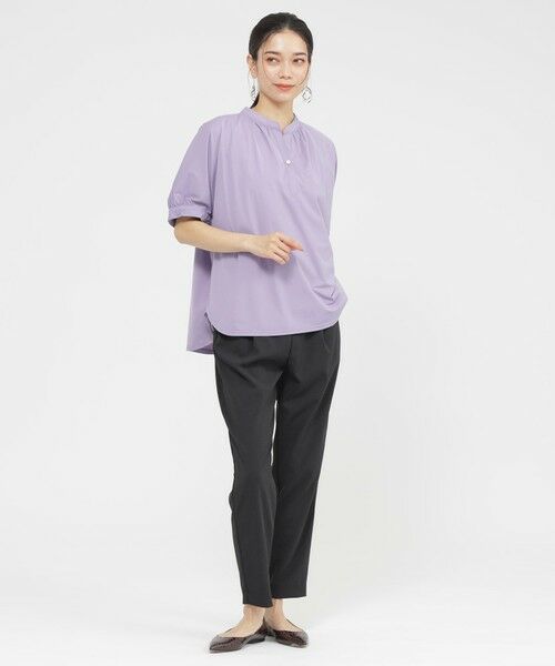 EVEX by KRIZIA  (大きいサイズ) / エヴェックス バイ クリツィア (オオキイサイズ) その他トップス | 【L】【接触冷感】【UV対策】【ウォッシャブル】コンチェロスキッパーブラウスカットソー | 詳細2