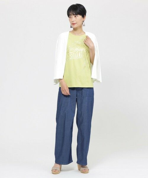 EVEX by KRIZIA  (大きいサイズ) / エヴェックス バイ クリツィア (オオキイサイズ) その他トップス | 【L】【SANYO Style EDITION掲載】【接触冷感】【ウォッシャブル】メタリックゼブラプリントカットソー | 詳細3