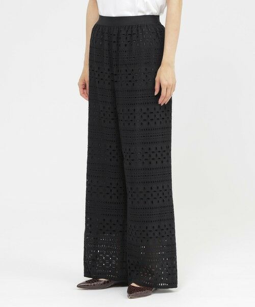 EVEX by KRIZIA  (大きいサイズ) / エヴェックス バイ クリツィア (オオキイサイズ) その他パンツ | 【L】【カタログ掲載品】【ウォッシャブル】タイルエンブロイダリーパンツ | 詳細3