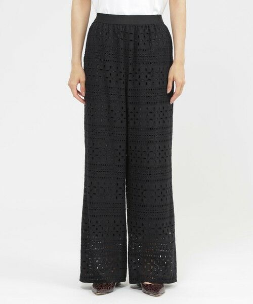 EVEX by KRIZIA  (大きいサイズ) / エヴェックス バイ クリツィア (オオキイサイズ) その他パンツ | 【L】【カタログ掲載品】【ウォッシャブル】タイルエンブロイダリーパンツ | 詳細2