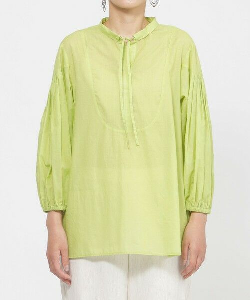 EVEX by KRIZIA  (大きいサイズ) / エヴェックス バイ クリツィア (オオキイサイズ) その他トップス | 【L】【接触冷感】【ウォシャブル】シアーボイルプルオーバーブラウス | 詳細3