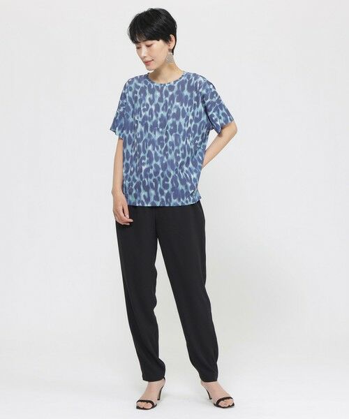 EVEX by KRIZIA  (大きいサイズ) / エヴェックス バイ クリツィア (オオキイサイズ) その他トップス | 【L】【接触冷感】【ウォシャブル】クールレオパードカットソー | 詳細1