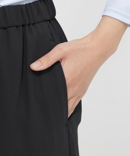 EVEX by KRIZIA  (大きいサイズ) / エヴェックス バイ クリツィア (オオキイサイズ) その他パンツ | 【L】【夏でもさらっと】【吸水速乾】【ウォシャブル】バックサテンジョーゼットイージーテーパードパンツ | 詳細5