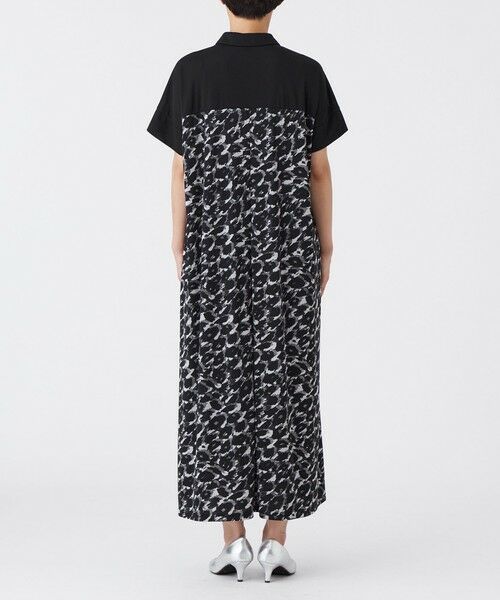 EVEX by KRIZIA  (大きいサイズ) / エヴェックス バイ クリツィア (オオキイサイズ) ロング・マキシ丈ワンピース | 【L】【接触冷感】【UV対策】【マシンウォッシャブル】カモフラパンサーワンピース | 詳細4