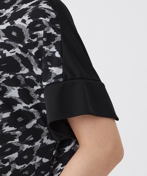 EVEX by KRIZIA  (大きいサイズ) / エヴェックス バイ クリツィア (オオキイサイズ) ロング・マキシ丈ワンピース | 【L】【接触冷感】【UV対策】【マシンウォッシャブル】カモフラパンサーワンピース | 詳細5