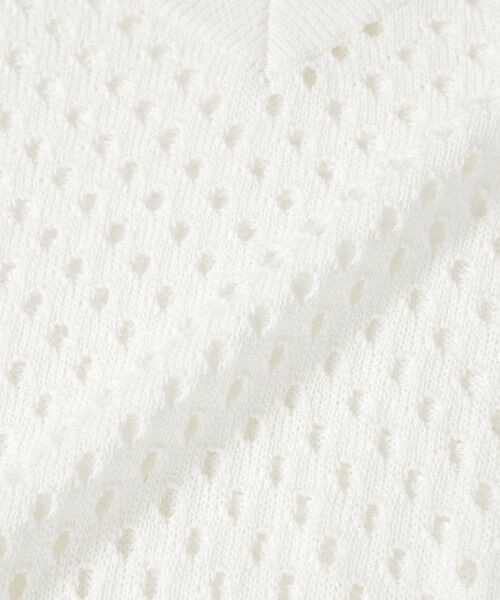 EVEX by KRIZIA  (大きいサイズ) / エヴェックス バイ クリツィア (オオキイサイズ) その他トップス | 【L】【SANYO Style EDITION掲載】【ウォッシャブル】アイレットメッシュレイヤードニット | 詳細7