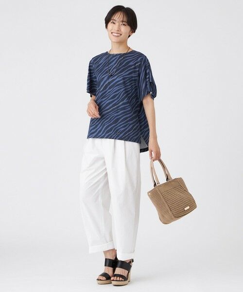 EVEX by KRIZIA  (大きいサイズ) / エヴェックス バイ クリツィア (オオキイサイズ) その他トップス | 【L】【ウォッシャブル】フローゼブラグリッタープリントカットソー | 詳細3