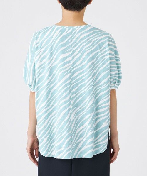 EVEX by KRIZIA  (大きいサイズ) / エヴェックス バイ クリツィア (オオキイサイズ) その他トップス | 【L】【ウォッシャブル】フローゼブラグリッタープリントカットソー | 詳細6