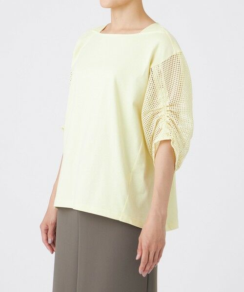 EVEX by KRIZIA  (大きいサイズ) / エヴェックス バイ クリツィア (オオキイサイズ) その他トップス | 【L】【ウォッシャブル】メッシュコンビカットソー | 詳細8