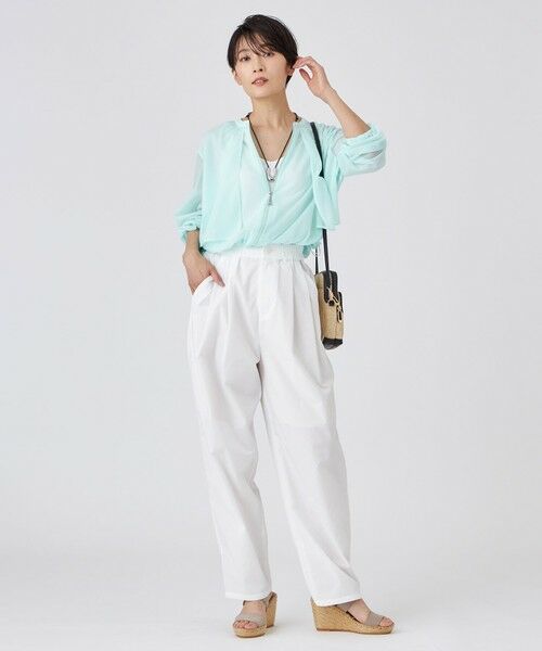 EVEX by KRIZIA  (大きいサイズ) / エヴェックス バイ クリツィア (オオキイサイズ) その他トップス | 【L】【ウォッシャブル】シアージャージージャケット | 詳細3