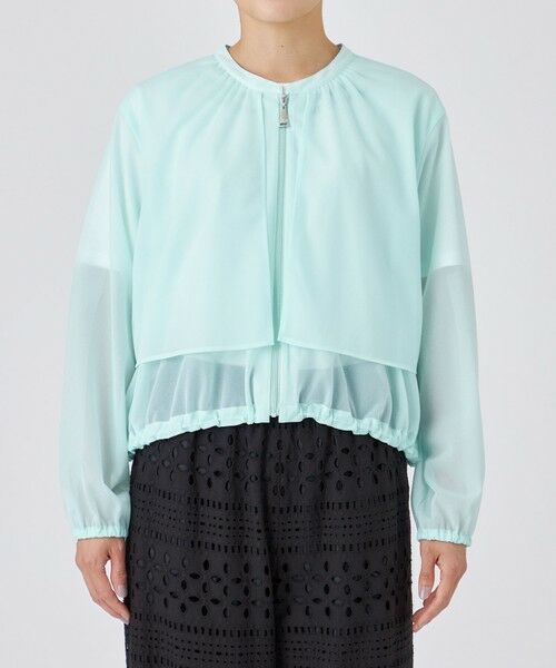 EVEX by KRIZIA  (大きいサイズ) / エヴェックス バイ クリツィア (オオキイサイズ) その他トップス | 【L】【ウォッシャブル】シアージャージージャケット | 詳細8