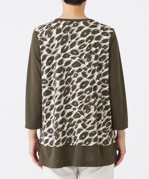 EVEX by KRIZIA  (大きいサイズ) / エヴェックス バイ クリツィア (オオキイサイズ) その他トップス | 【L】【接触冷感】【UV対策】【マシンウォッシャブル】カモフラパンサーチュニックカットソー | 詳細5
