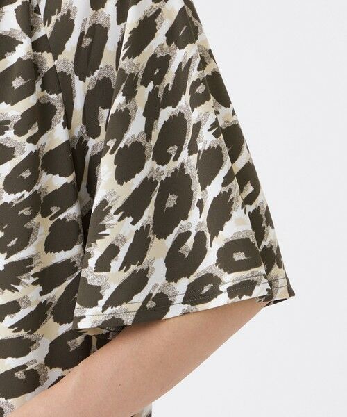 EVEX by KRIZIA  (大きいサイズ) / エヴェックス バイ クリツィア (オオキイサイズ) その他トップス | 【L】【接触冷感】【UV対策】【マシンウォッシャブル】カモフラパンサーギャザープルオーバー | 詳細6