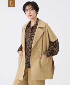 セール】 【L】【接触冷感】【ウォッシャブル】ロングテーラード