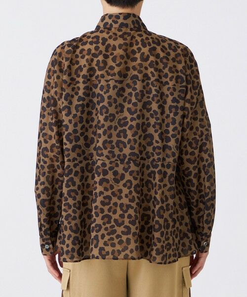 EVEX by KRIZIA  (大きいサイズ) / エヴェックス バイ クリツィア (オオキイサイズ) その他トップス | 【L】【接触冷感】【マシンウォッシャブル】パンサープリントペプラムシャツ | 詳細4