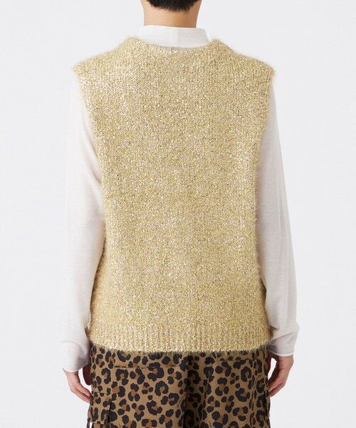 EVEX by KRIZIA  (大きいサイズ) / エヴェックス バイ クリツィア (オオキイサイズ) その他トップス | 【L】【ウォッシャブル】メタリックヤーンニットベスト | 詳細5