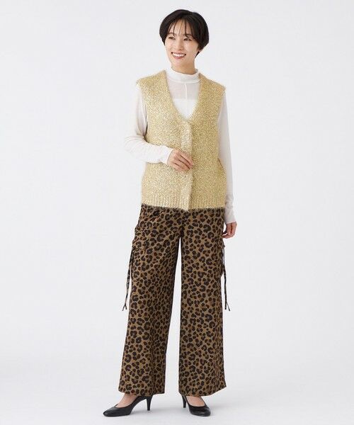 EVEX by KRIZIA  (大きいサイズ) / エヴェックス バイ クリツィア (オオキイサイズ) その他トップス | 【L】【ウォッシャブル】メタリックヤーンニットベスト | 詳細2