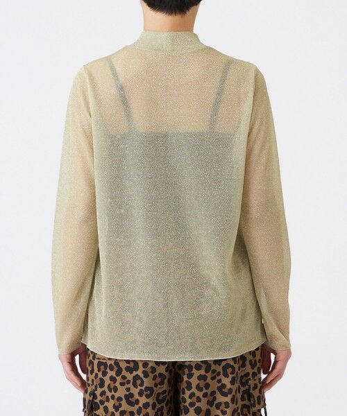 EVEX by KRIZIA  (大きいサイズ) / エヴェックス バイ クリツィア (オオキイサイズ) その他トップス | 【L】【マシンウォッシャブル】グリッタージャージーハイネックカットソー | 詳細4