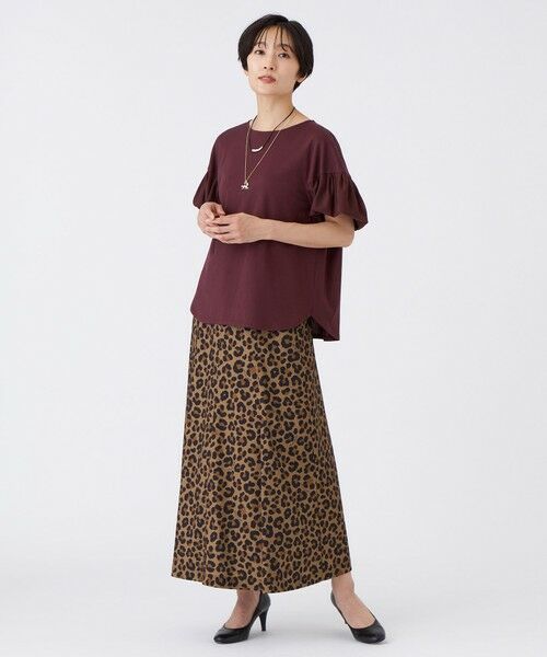 EVEX by KRIZIA  (大きいサイズ) / エヴェックス バイ クリツィア (オオキイサイズ) その他トップス | 【L】【接触冷感】【マシンウォッシャブル】スパンローンコンビカットソー | 詳細3