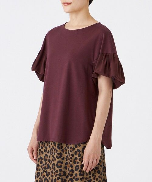 EVEX by KRIZIA  (大きいサイズ) / エヴェックス バイ クリツィア (オオキイサイズ) その他トップス | 【L】【接触冷感】【マシンウォッシャブル】スパンローンコンビカットソー | 詳細5