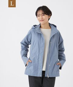 EVEX by KRIZIA  (大きいサイズ) / エヴェックス バイ クリツィア (オオキイサイズ) その他アウター | 【L】【カタログ掲載】【はっ水・マシンウォッシャブル】グレイスメモリーフーデッドブルゾン