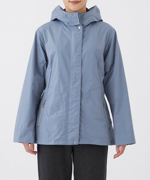 EVEX by KRIZIA (大きいサイズ) / エヴェックス バイ クリツィア (オオキイサイズ) その他アウター | 【L】【カタログ掲載】【はっ水・マシンウォッシャブル】グレイスメモリーフーデッドブルゾン | 詳細5