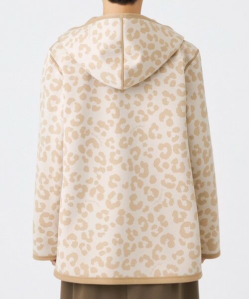 EVEX by KRIZIA  (大きいサイズ) / エヴェックス バイ クリツィア (オオキイサイズ) テーラードジャケット | 【L】【リバーシブル】【ウォッシャブル】レオパードダンボールフーデットコーディガン | 詳細9