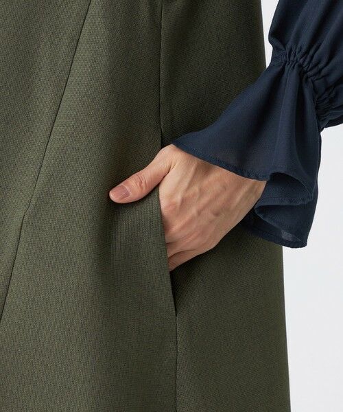 EVEX by KRIZIA  (大きいサイズ) / エヴェックス バイ クリツィア (オオキイサイズ) ベスト | 【L】【吸水速乾】【遮熱】【着用じわ防止】【ストレッチ性】ドライメランジフレアジレ | 詳細8