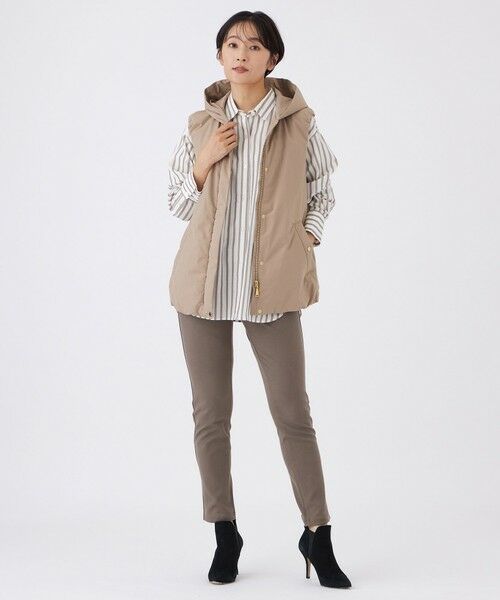 EVEX by KRIZIA  (大きいサイズ) / エヴェックス バイ クリツィア (オオキイサイズ) ベスト | 【L】【カタログ掲載】【はっ水・マシンウォッシャブル】グレイスメモリーフーデッドジレ | 詳細2