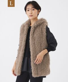 EVEX by KRIZIA  (大きいサイズ) / エヴェックス バイ クリツィア (オオキイサイズ) ベスト | 【L】【カタログ掲載】ニットコンビエコファージレ