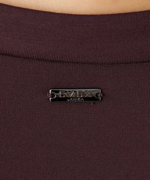 EVEX by KRIZIA  (大きいサイズ) / エヴェックス バイ クリツィア (オオキイサイズ) ロング・マキシ丈ワンピース | 【L】【カタログ掲載品】【ウォッシャブル】ストライプジャカードコンビワンピース | 詳細8