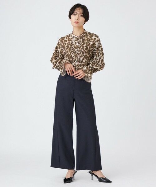 EVEX by KRIZIA  (大きいサイズ) / エヴェックス バイ クリツィア (オオキイサイズ) その他トップス | 【L】【カタログ掲載品】【マシンウォッシャブル】パンサープリントボウタイブラウス | 詳細2