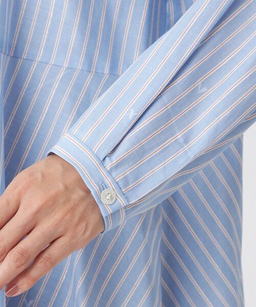 EVEX by KRIZIA  (大きいサイズ) / エヴェックス バイ クリツィア (オオキイサイズ) その他トップス | 【L】【カタログ掲載品】【ウォッシャブル】ストライプジャカードビジューブラウス | 詳細8