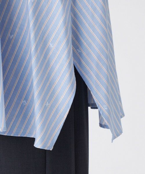 EVEX by KRIZIA  (大きいサイズ) / エヴェックス バイ クリツィア (オオキイサイズ) その他トップス | 【L】【カタログ掲載品】【ウォッシャブル】ストライプジャカードビジューブラウス | 詳細9