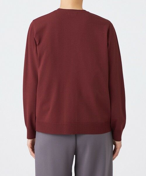 EVEX by KRIZIA  (大きいサイズ) / エヴェックス バイ クリツィア (オオキイサイズ) その他トップス | 【L】【ウォッシャブル】レーヨンストレッチニットコンビカーディガン | 詳細5