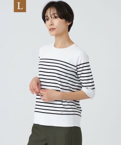 EVEX by KRIZIA  (大きいサイズ) / エヴェックス バイ クリツィア (オオキイサイズ) その他トップス | 【L】【ウォッシャブル】レーヨンストレッチニットプルオーバー