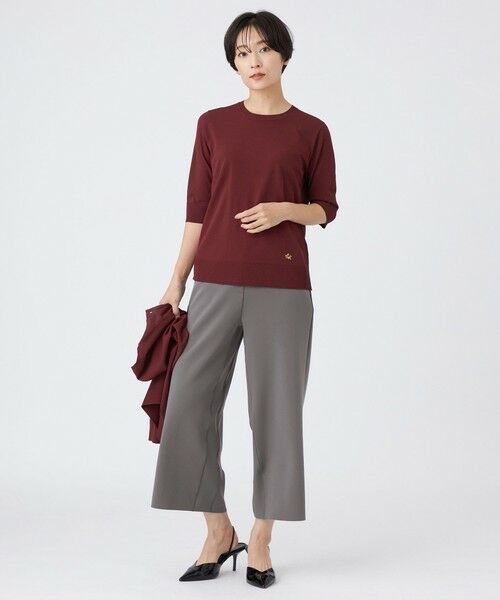 EVEX by KRIZIA  (大きいサイズ) / エヴェックス バイ クリツィア (オオキイサイズ) その他トップス | 【L】【ウォッシャブル】レーヨンストレッチニットプルオーバー | 詳細3