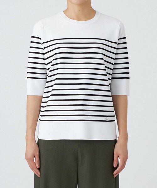 EVEX by KRIZIA  (大きいサイズ) / エヴェックス バイ クリツィア (オオキイサイズ) その他トップス | 【L】【ウォッシャブル】レーヨンストレッチニットプルオーバー | 詳細4