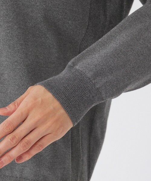 EVEX by KRIZIA  (大きいサイズ) / エヴェックス バイ クリツィア (オオキイサイズ) その他トップス | 【L】【カタログ掲載】【ウォッシャブル】ラメハイゲージニットパーカー | 詳細7