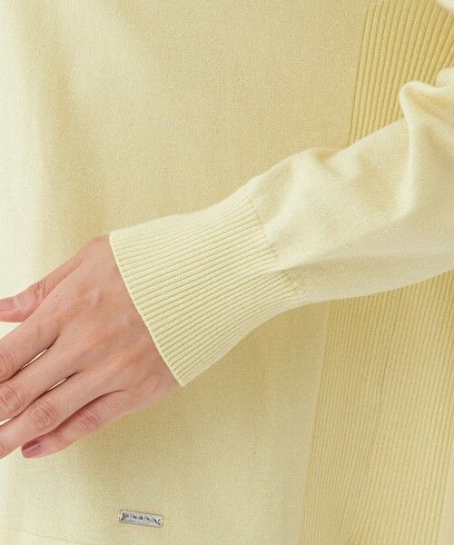 EVEX by KRIZIA  (大きいサイズ) / エヴェックス バイ クリツィア (オオキイサイズ) その他トップス | 【L】【ウォッシャブル】ラメハイゲージニットボートネックプルオーバー | 詳細8