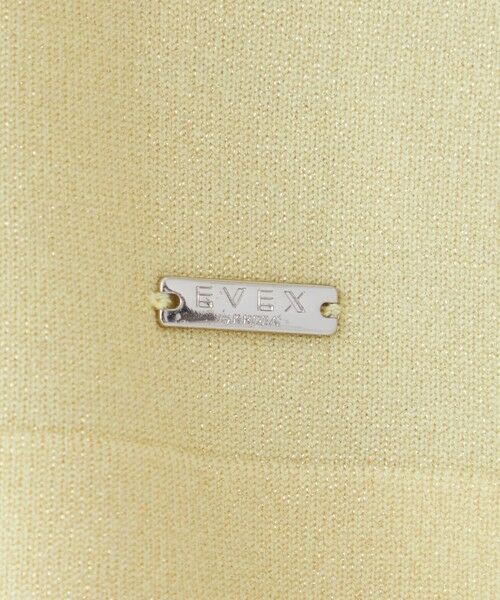 EVEX by KRIZIA  (大きいサイズ) / エヴェックス バイ クリツィア (オオキイサイズ) その他トップス | 【L】【ウォッシャブル】ラメハイゲージニットボートネックプルオーバー | 詳細10