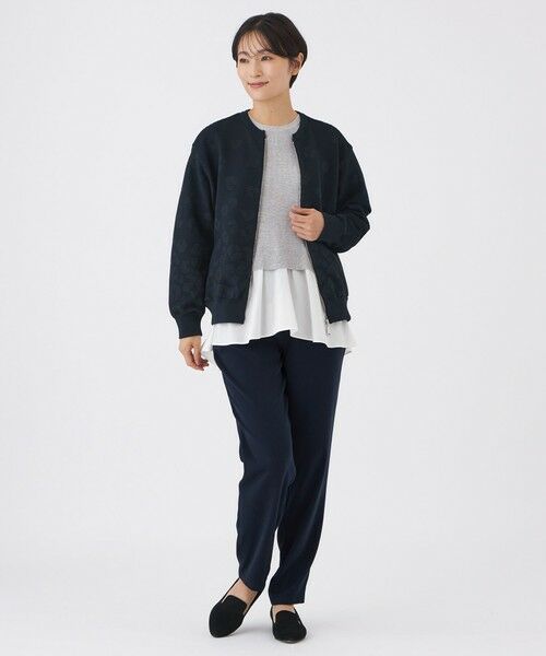 EVEX by KRIZIA  (大きいサイズ) / エヴェックス バイ クリツィア (オオキイサイズ) その他トップス | 【L】【ウォッシャブル】パンサーグラデーションニットブルゾン | 詳細2