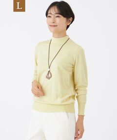 EVEX by KRIZIA  (大きいサイズ) / エヴェックス バイ クリツィア (オオキイサイズ) その他トップス | 【L】【カタログ掲載】【ウォッシャブル】ラメハイゲージニットハイネックプルオーバー