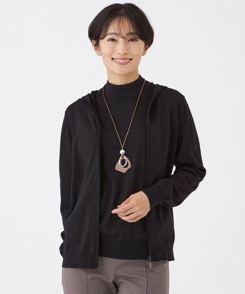 EVEX by KRIZIA  (大きいサイズ) / エヴェックス バイ クリツィア (オオキイサイズ) その他トップス | 【L】【カタログ掲載】【ウォッシャブル】ラメハイゲージニットハイネックプルオーバー | 詳細1