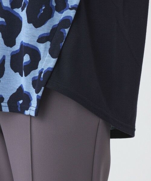 EVEX by KRIZIA  (大きいサイズ) / エヴェックス バイ クリツィア (オオキイサイズ) その他トップス | 【L】【ウォッシャブル】ジオメトリックパンサーカットソー | 詳細8