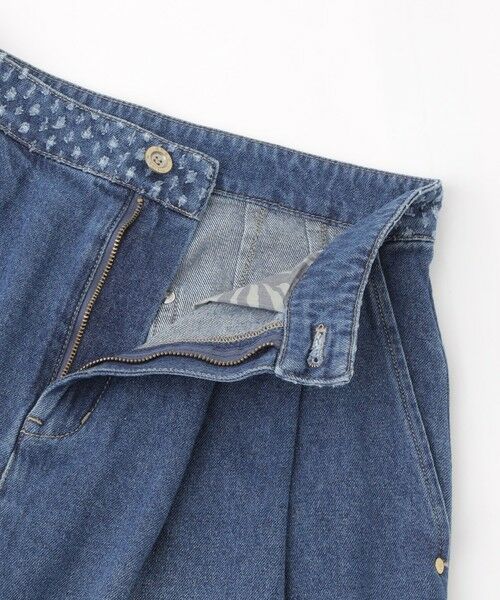 EVEX by KRIZIA  (大きいサイズ) / エヴェックス バイ クリツィア (オオキイサイズ) その他パンツ | 【L】【カタログ掲載品】【マシンウォッシャブル】パンチングデニムコンビタックバレルパンツ | 詳細7