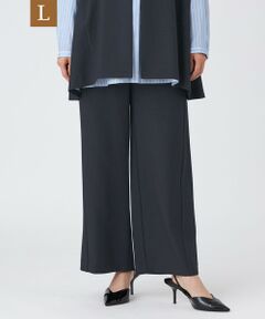 EVEX by KRIZIA  (大きいサイズ) / エヴェックス バイ クリツィア (オオキイサイズ) その他パンツ | 【L】【吸水速乾】【遮熱】【着用じわ防止】【ストレッチ性】ドライメランジワイドパンツ