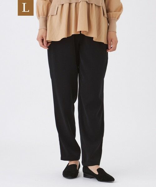 EVEX by KRIZIA (大きいサイズ) / エヴェックス バイ クリツィア (オオキイサイズ) その他パンツ | 【L】【カタログ掲載】【マシンウォッシャブル】ヴィーナスストレッチテーパードパンツ(ブラック)