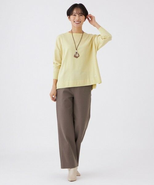 EVEX by KRIZIA  (大きいサイズ) / エヴェックス バイ クリツィア (オオキイサイズ) その他パンツ | 【L】【ベストセラー】【マシンウォッシャブル・保温性・吸湿発熱】デュアルウォームワイドパンツ | 詳細5