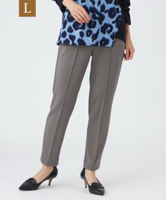 EVEX by KRIZIA  (大きいサイズ) / エヴェックス バイ クリツィア (オオキイサイズ) その他パンツ | 【L】【シーズンレスに活躍！】【マシンウォッシャブル】ダンボールニットピンタックパンツ